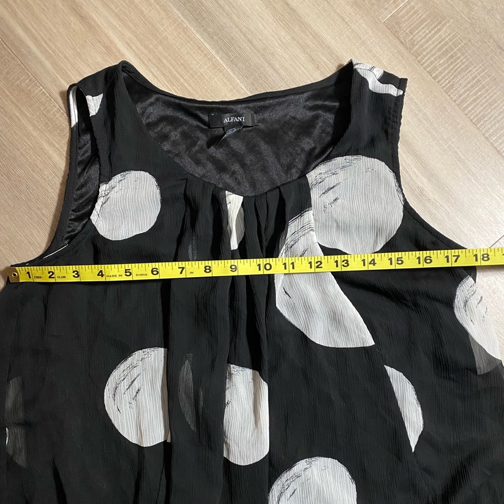 Alfani Women’s Sleeveless Layered Top - Picture 5 of 6